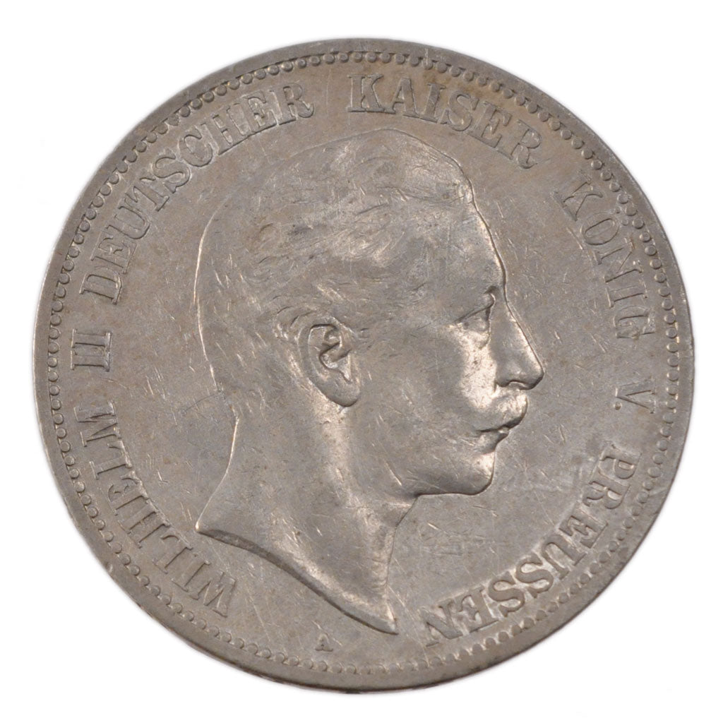Coin, German States, PRUSSIA, Wilhelm II, 5 Mark, 1902, Berlin, VF(30-35)