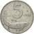 Coin, Italy, 5 Lire, 1953, Rome, VF(20-25), Aluminum, KM:92
