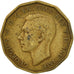 Moneta, Gran Bretagna, George VI, 3 Pence, 1944, MB+, Nichel-ottone, KM:849