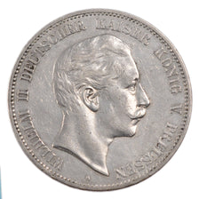 GERMAN STATES, 5 Mark, 1904, Berlin, KM #523, VF(30-35), Silver, 38, 27.70
