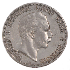 German States, 5 Mark, 1907, Berlin, KM #523, VF(30-35), Silver, 38, 27.70