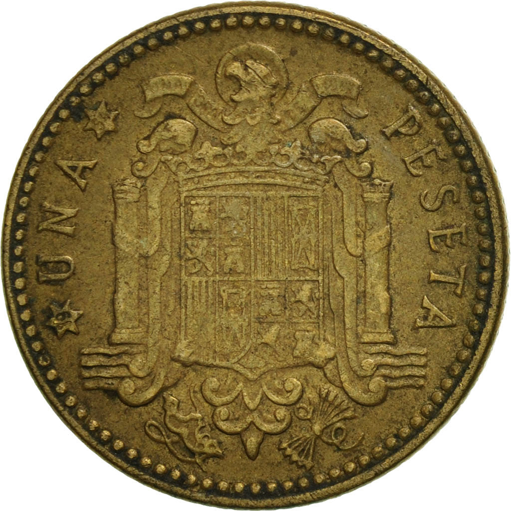 Moneta, Spagna, Francisco Franco, caudillo, Peseta, 1954, MB+, Alluminio-bronzo