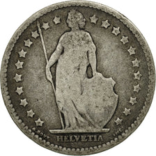 Moneta, Svizzera, Franc, 1875, Bern, MB+, Argento, KM:24