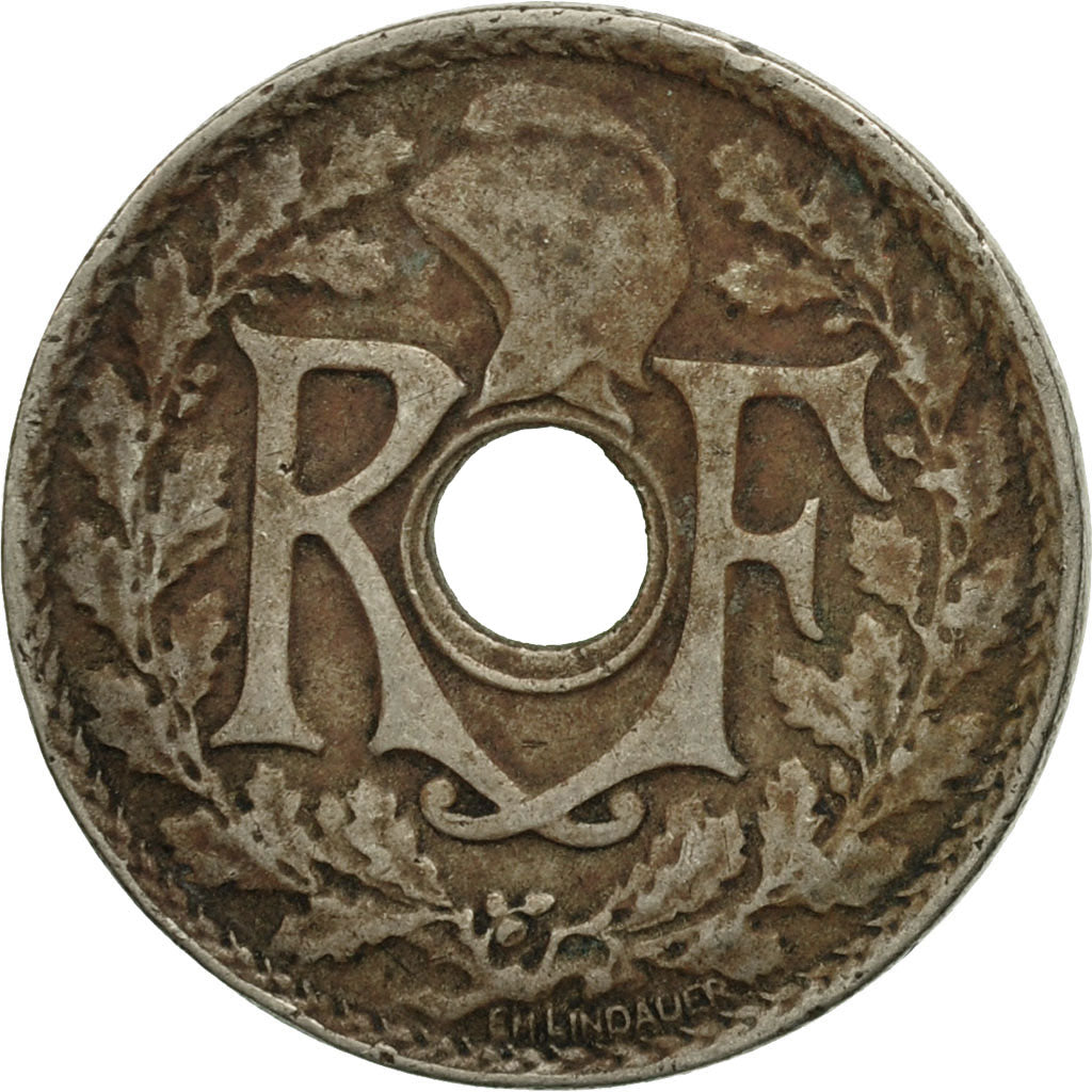 Monnaie, France, Lindauer, 25 Centimes, 1920, TB, Copper-nickel, Gadoury:380