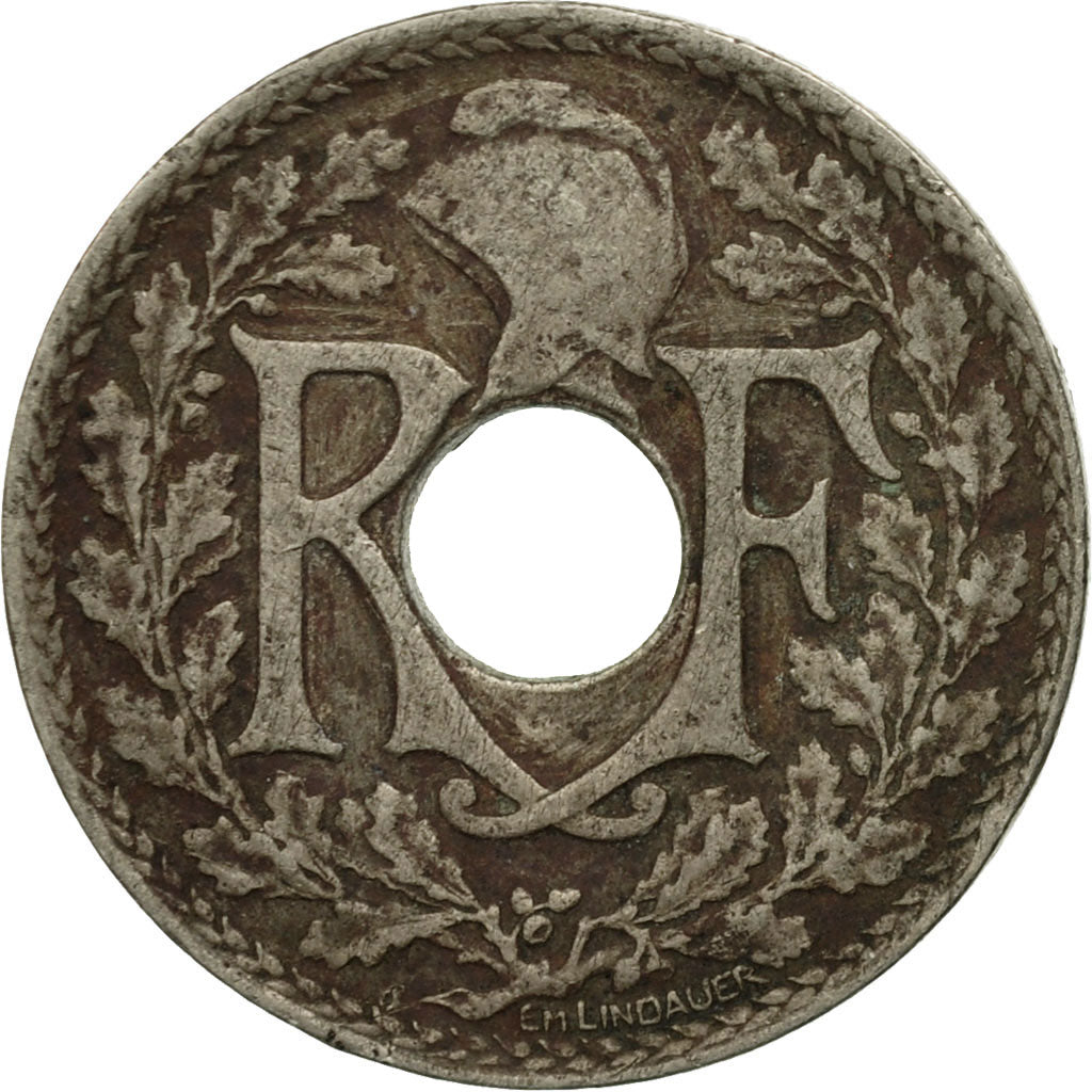 Munten, Frankrijk, Lindauer, 25 Centimes, 1926, FR, Copper-nickel, KM:867a