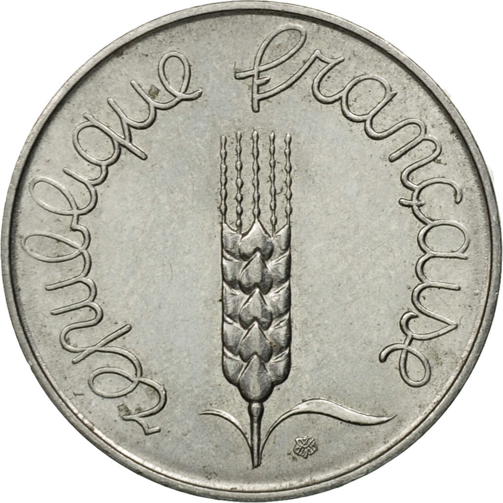 Munten, Frankrijk, Épi, 5 Centimes, 1964, Paris, ZF, Stainless Steel, KM:927