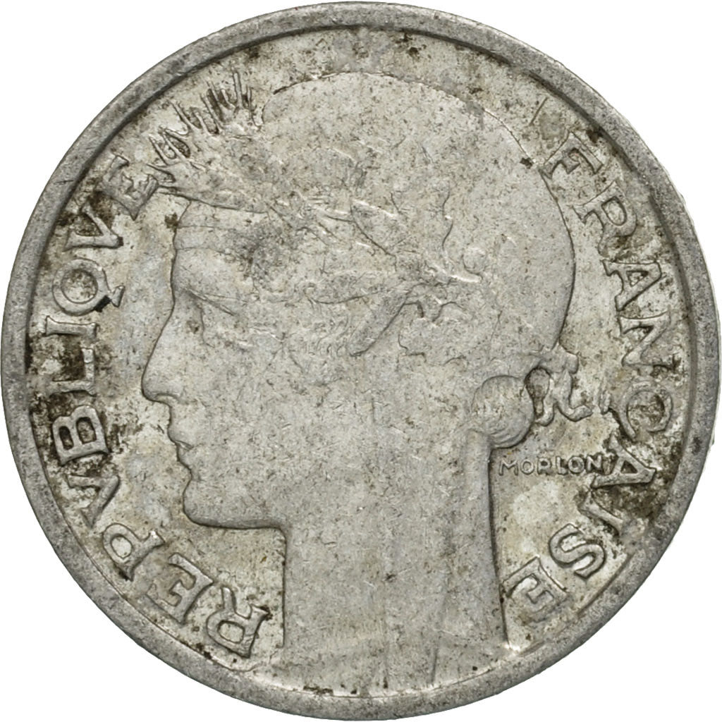 Munten, Frankrijk, Morlon, 50 Centimes, 1946, Paris, FR, Aluminium, KM:894.1a