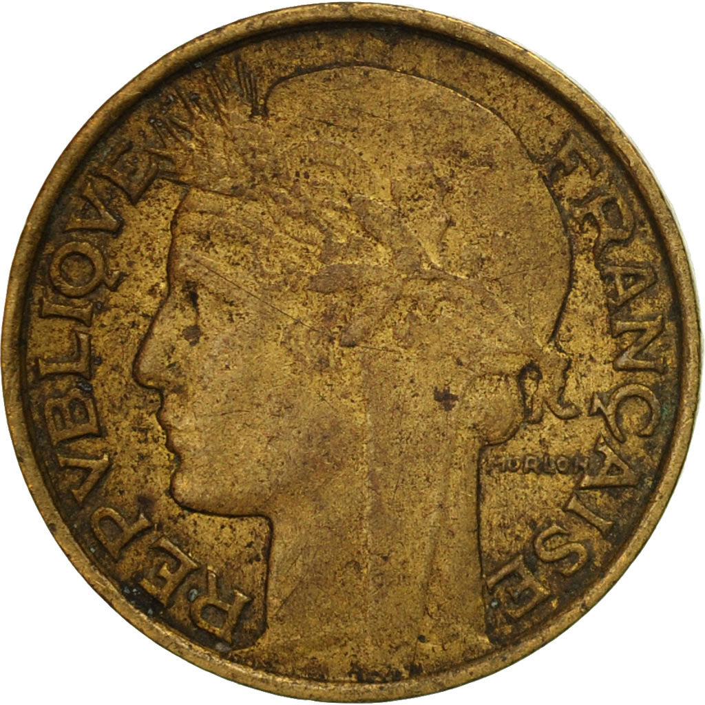Munten, Frankrijk, Morlon, 50 Centimes, 1931, Paris, FR+, Aluminum-Bronze