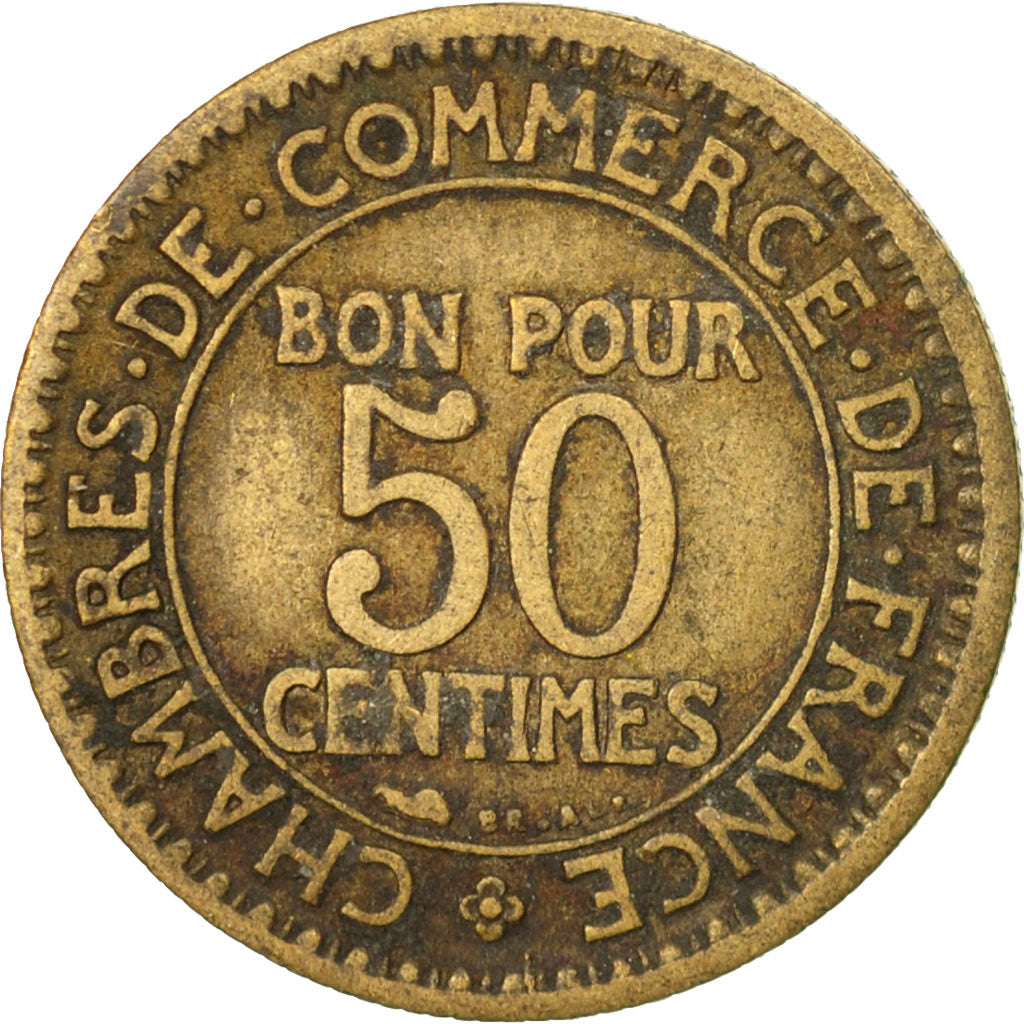 Munten, Frankrijk, Chambre de commerce, 50 Centimes, 1926, Paris, FR