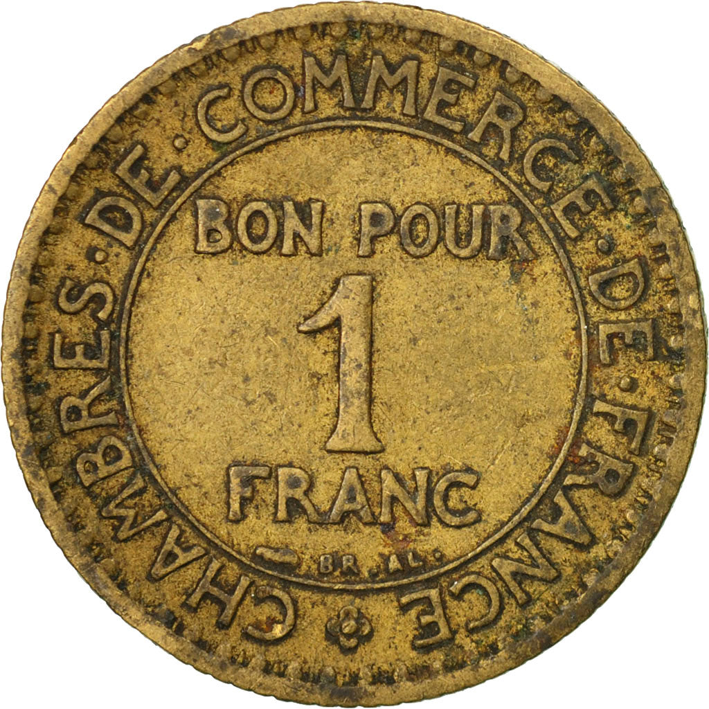 Münze, Frankreich, Chambre de commerce, Franc, 1922, Paris, S+
