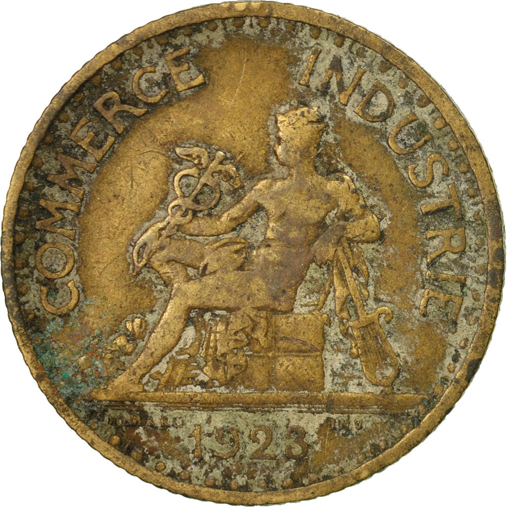 Munten, Frankrijk, Chambre de commerce, Franc, 1923, Paris, FR, Aluminum-Bronze