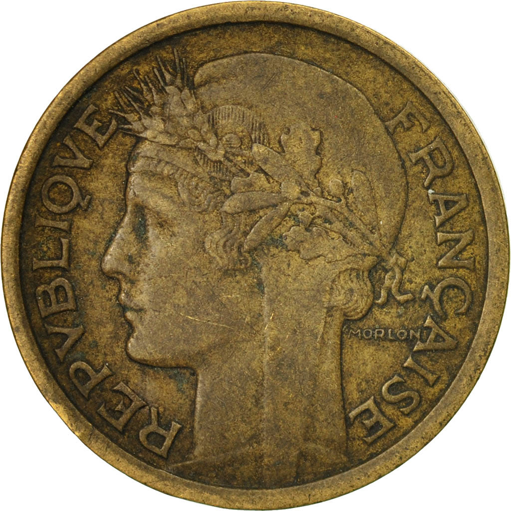 Moneda, Francia, Morlon, Franc, 1940, Paris, BC+, Aluminio - bronce, KM:885