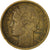 Moneda, Francia, Morlon, Franc, 1940, Paris, BC+, Aluminio - bronce, KM:885