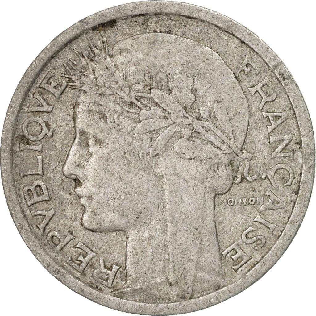 Moneta, Francja, Morlon, Franc, 1948, Paris, VF(20-25), Aluminium, KM:885a.1