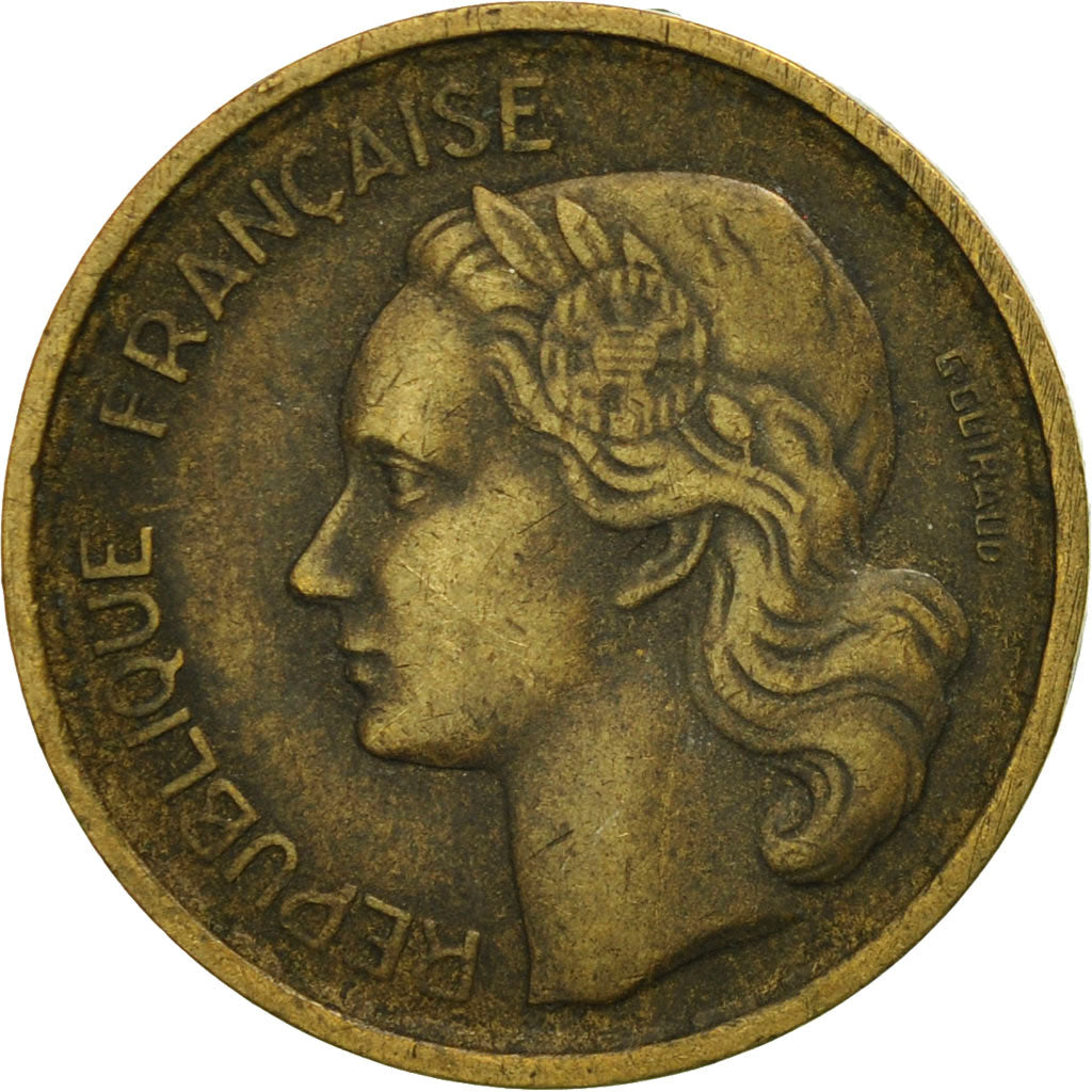 Münze, Frankreich, Guiraud, 10 Francs, 1951, Paris, S, Aluminum-Bronze