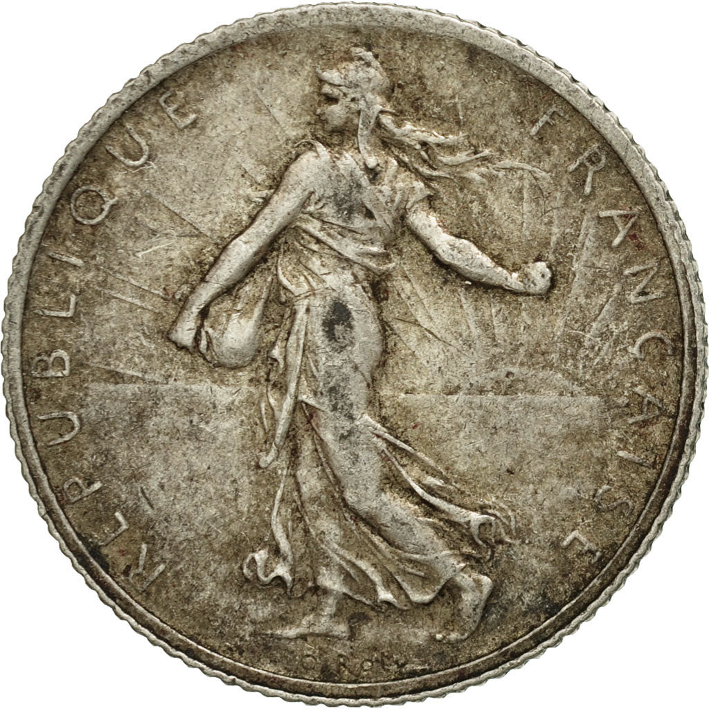 Monnaie, France, Semeuse, Franc, 1913, Paris, TB, Argent, Gadoury:467, KM:844.1