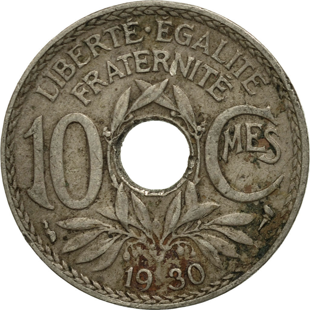 Münze, Frankreich, Lindauer, 10 Centimes, 1930, Paris, S+, Copper-nickel