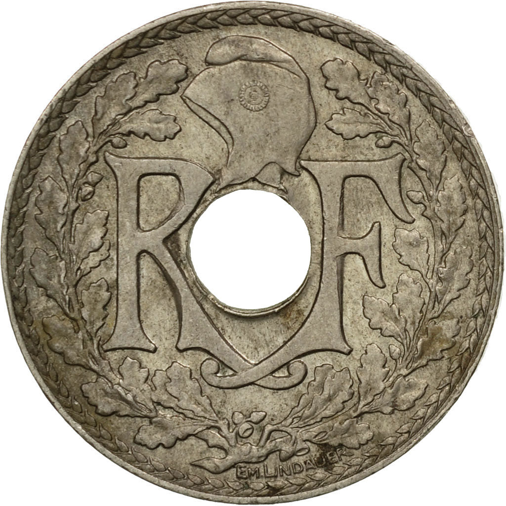 Moneta, Francia, Lindauer, 10 Centimes, 1936, Paris, MB+, Rame-nichel, KM:866a