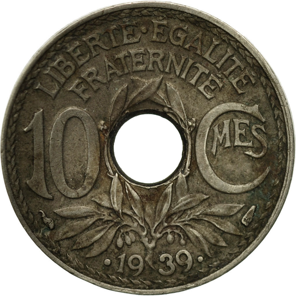Coin, France, Lindauer, 10 Centimes, 1939, Paris, VF(20-25), Nickel-Bronze