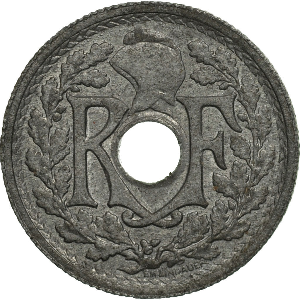 Coin, France, Lindauer, 10 Centimes, 1945, Paris, EF(40-45), Zinc, KM:906.1