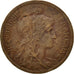 Moneda, Francia, Dupuis, 10 Centimes, 1916, Paris, BC+, Bronce, KM:843