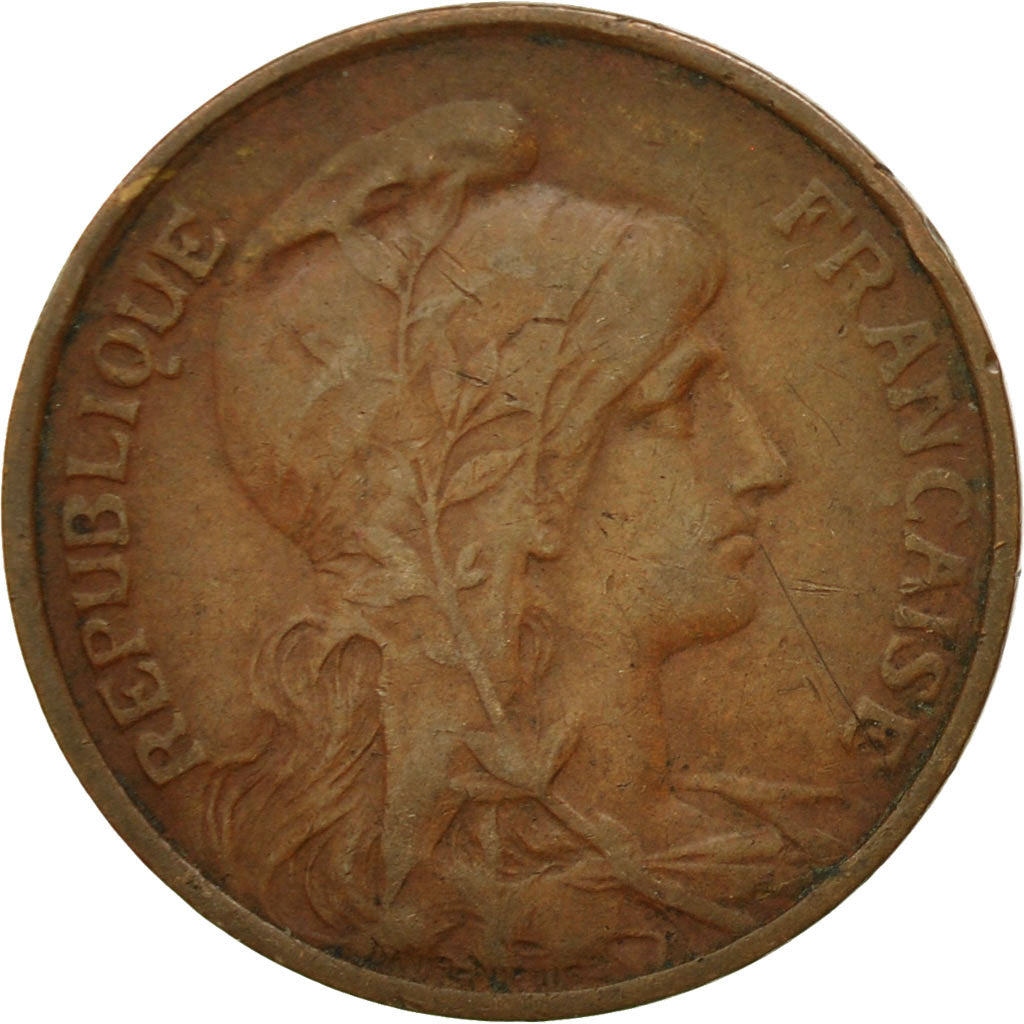 Monnaie, France, Dupuis, 5 Centimes, 1916, Paris, TB+, Bronze, Gadoury:165