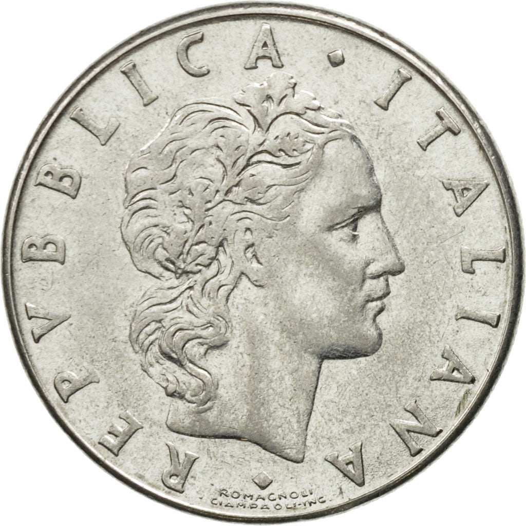 Münze, Italien, 50 Lire, 1986, Rome, SS, Stainless Steel, KM:95.1