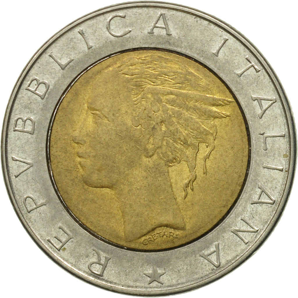 Monnaie, Italie, 500 Lire, 1982, Rome, TB+, Bi-Metallic, KM:111