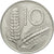 Coin, Italy, 10 Lire, 1977, Rome, VF(30-35), Aluminum, KM:93