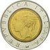 Coin, Italy, 500 Lire, 1994, Rome, EF(40-45), Bi-Metallic, KM:167