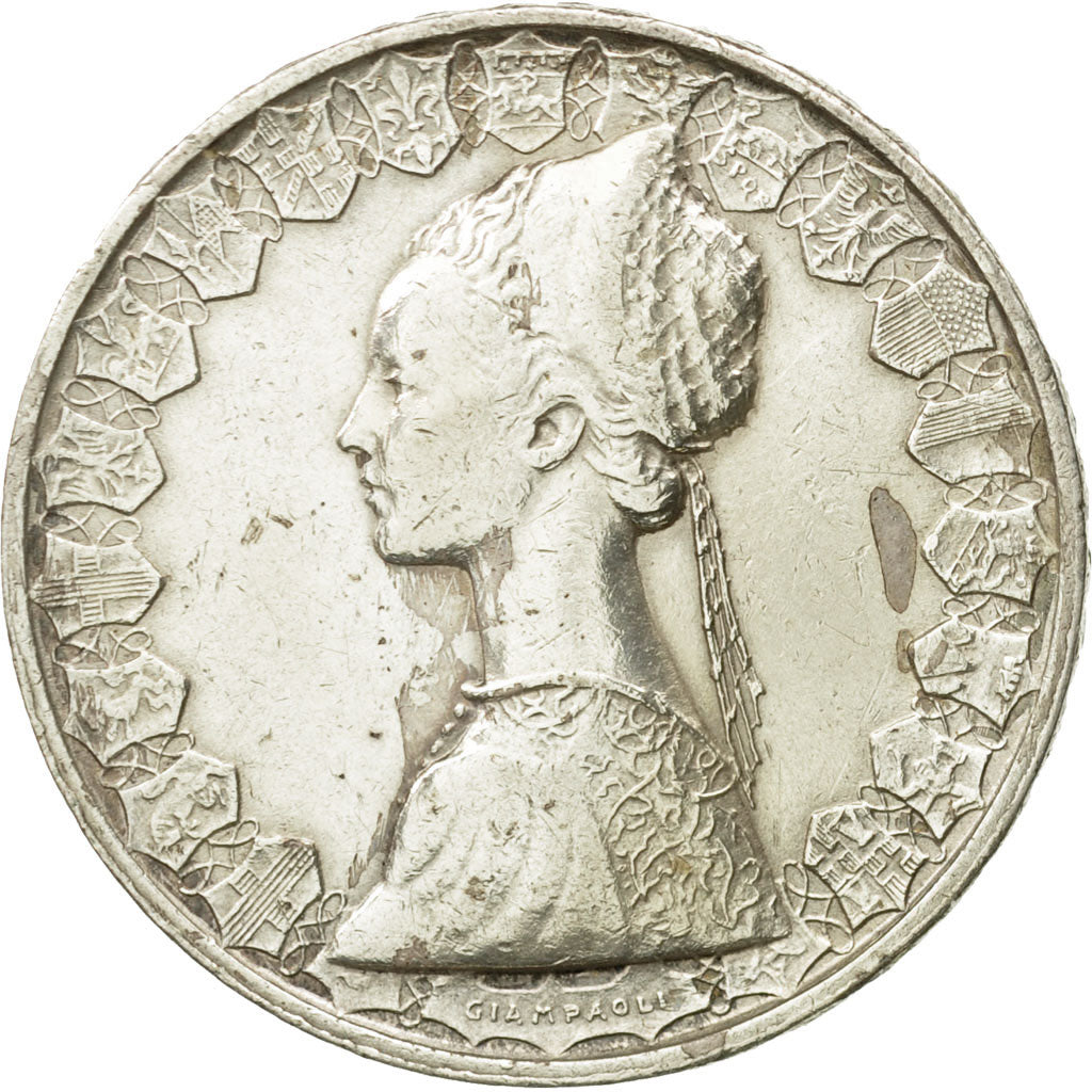 Monnaie, Italie, 500 Lire, 1958, Rome, TTB, Argent, KM:98