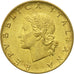 Moneta, Włochy, 20 Lire, 1980, Rome, EF(40-45), Aluminium-Brąz, KM:97.2