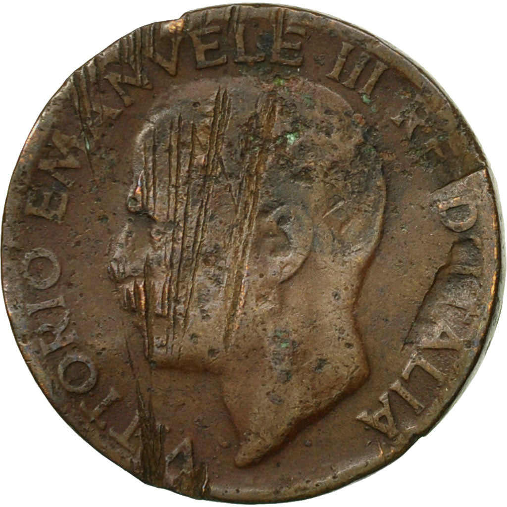 Moneda, Italia, Vittorio Emanuele III, 5 Centesimi, 1923, Rome, BC+, Bronce