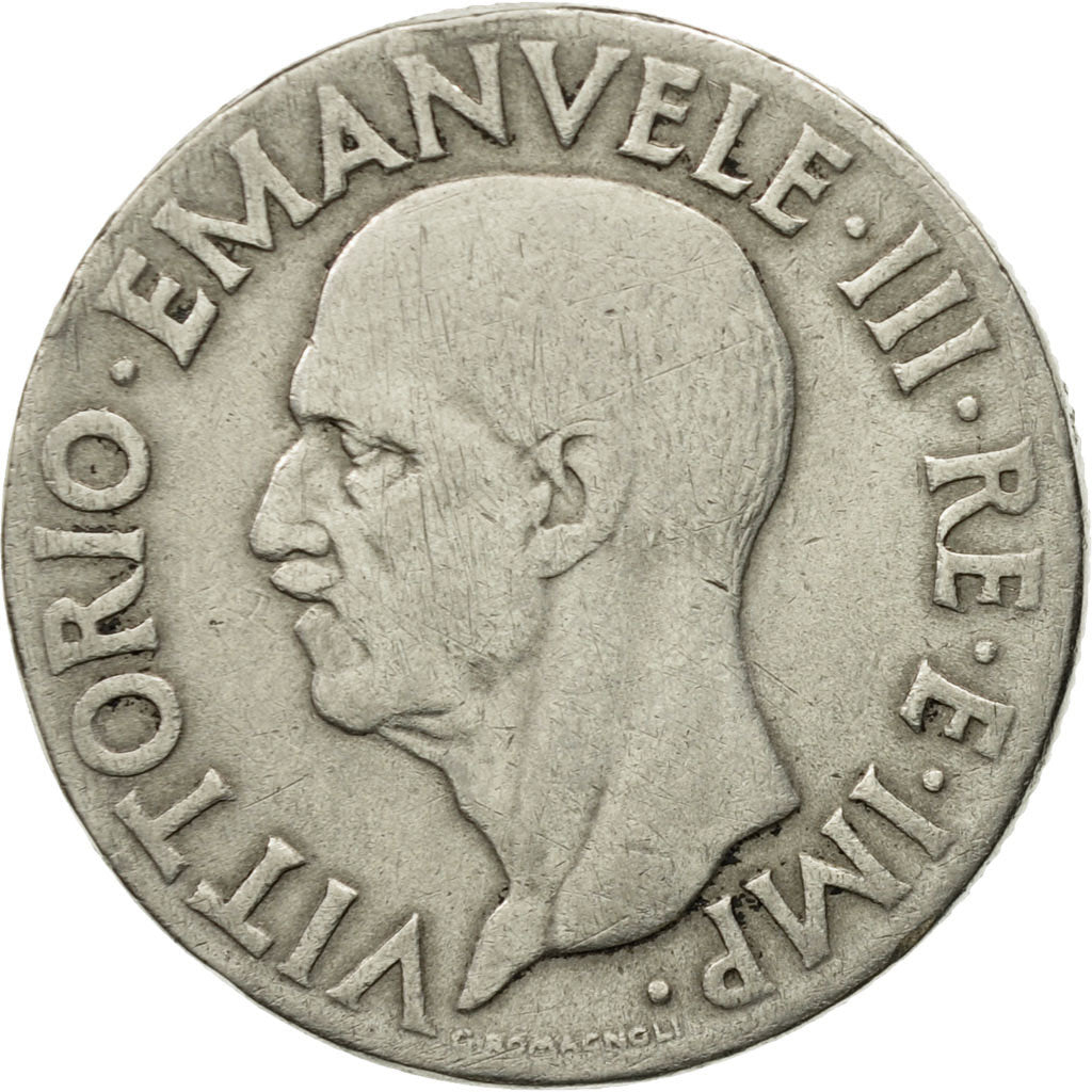 Monnaie, Italie, Vittorio Emanuele III, Lira, 1940, Rome, TB+, Stainless Steel