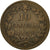 Coin, Italy, Umberto I, 10 Centesimi, 1894, Birmingham, VF(30-35), Copper