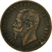 Coin, Italy, Vittorio Emanuele II, 10 Centesimi, 1866, Milan, VF(20-25), Copper