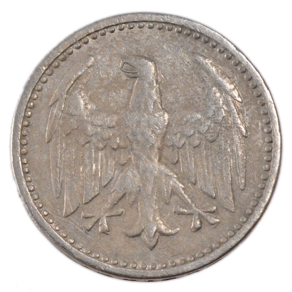 GERMANY, WEIMAR REPUBLIC, 3 Mark, 1924, Karlsruhe, KM #43, VF(30-35), Silver,...