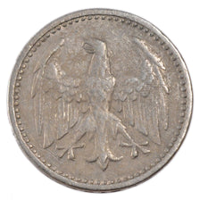 GERMANY, WEIMAR REPUBLIC, 3 Mark, 1924, Karlsruhe, KM #43, VF(30-35), Silver,...