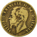 Moneda, Italia, Vittorio Emanuele II, 10 Centesimi, 1866, Strasbourg, BC+