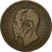 Monnaie, Italie, Vittorio Emanuele II, 10 Centesimi, 1867, Naples, TB+, Cuivre