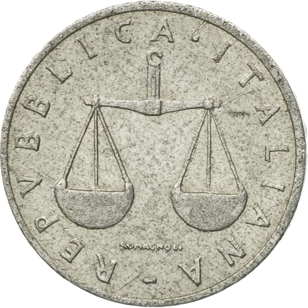 Monnaie, Italie, Lira, 1952, Rome, TB+, Aluminium, KM:91