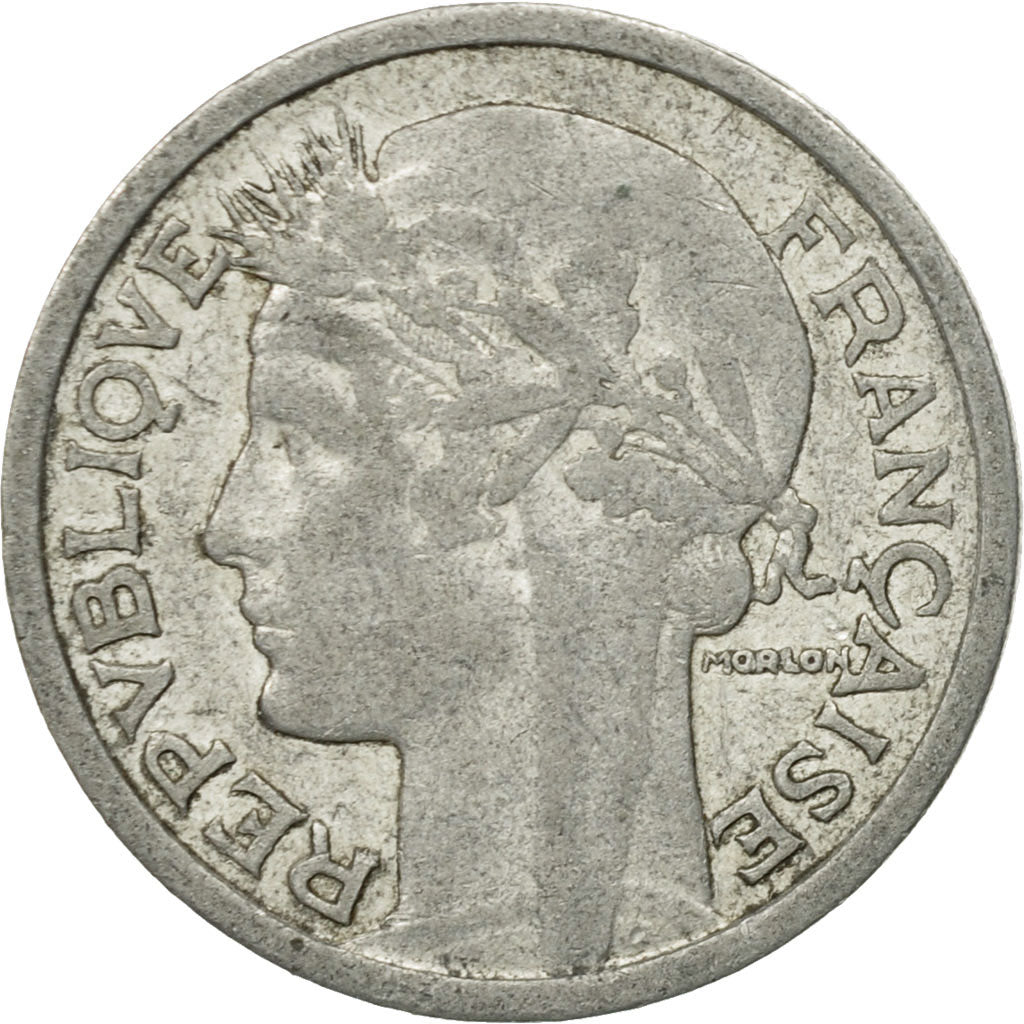 Moneta, Francja, Morlon, Franc, 1957, Paris, EF(40-45), Aluminium, KM:885a.1