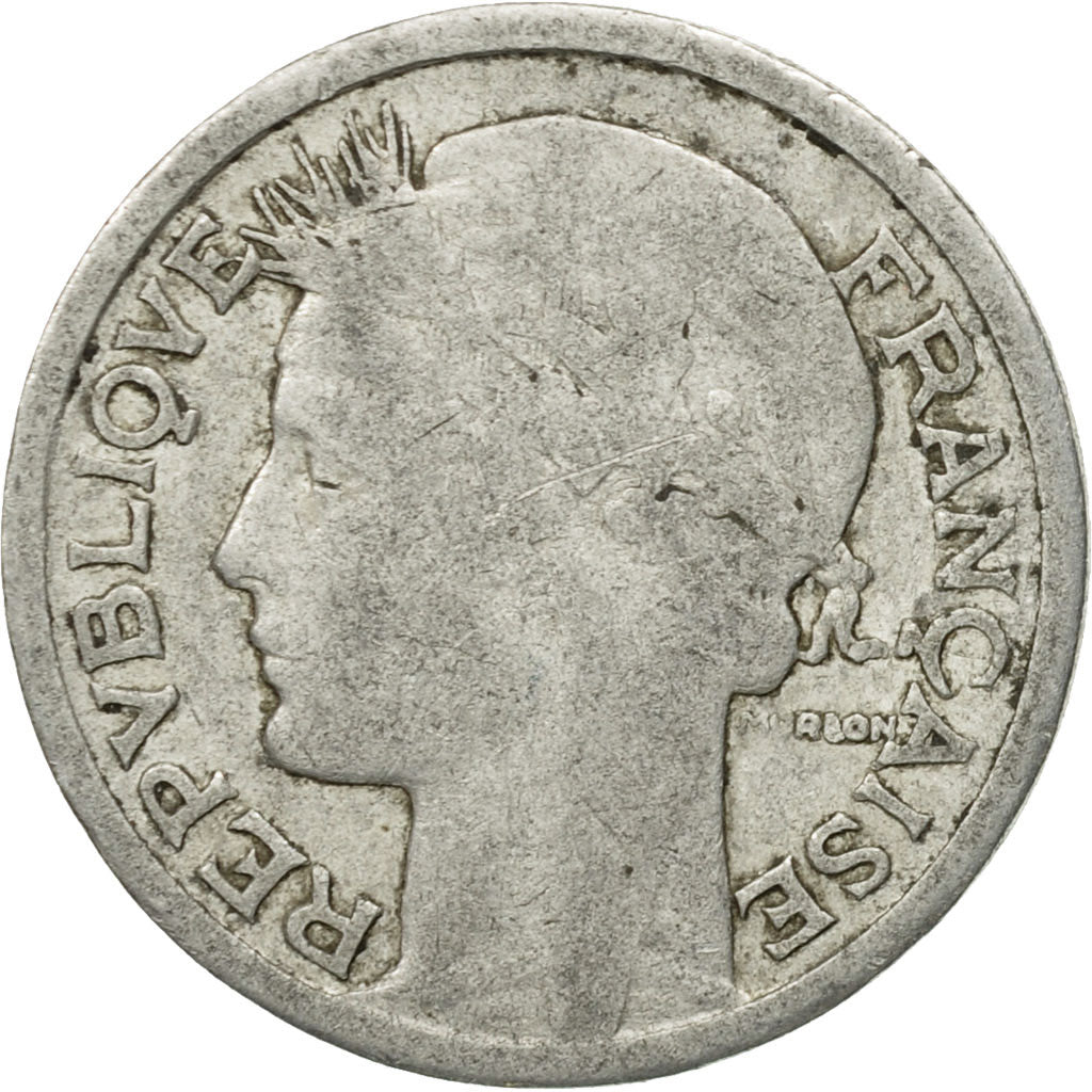 Moneta, Francja, Morlon, Franc, 1941, Paris, VF(20-25), Aluminium, KM:885a.1