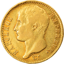 Moneta, Francja, Napoléon I, 20 Francs, 1807, Paris, VF(30-35), Złoto