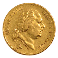 Louis XVIII (1815-1824), 40 Francs or