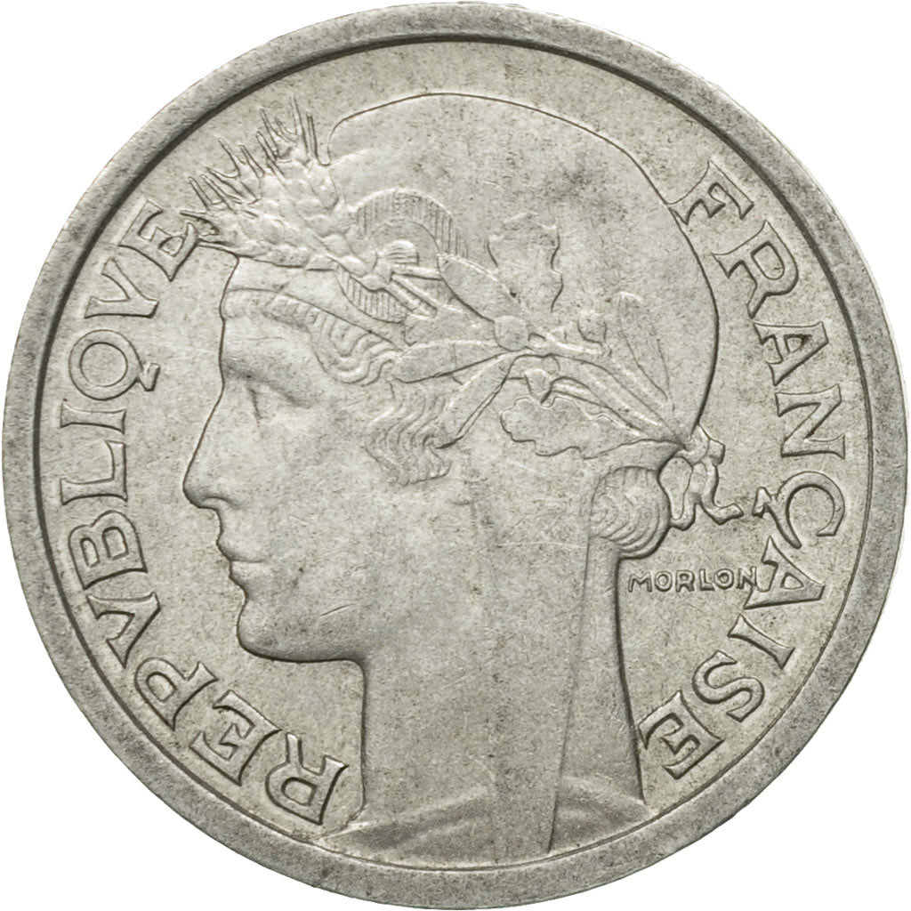 Moneta, Francia, Morlon, Franc, 1959, Paris, BB, Alluminio, KM:885a.1