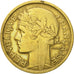 Moneda, Francia, Morlon, Franc, 1937, Paris, MBC, Aluminio - bronce, KM:885