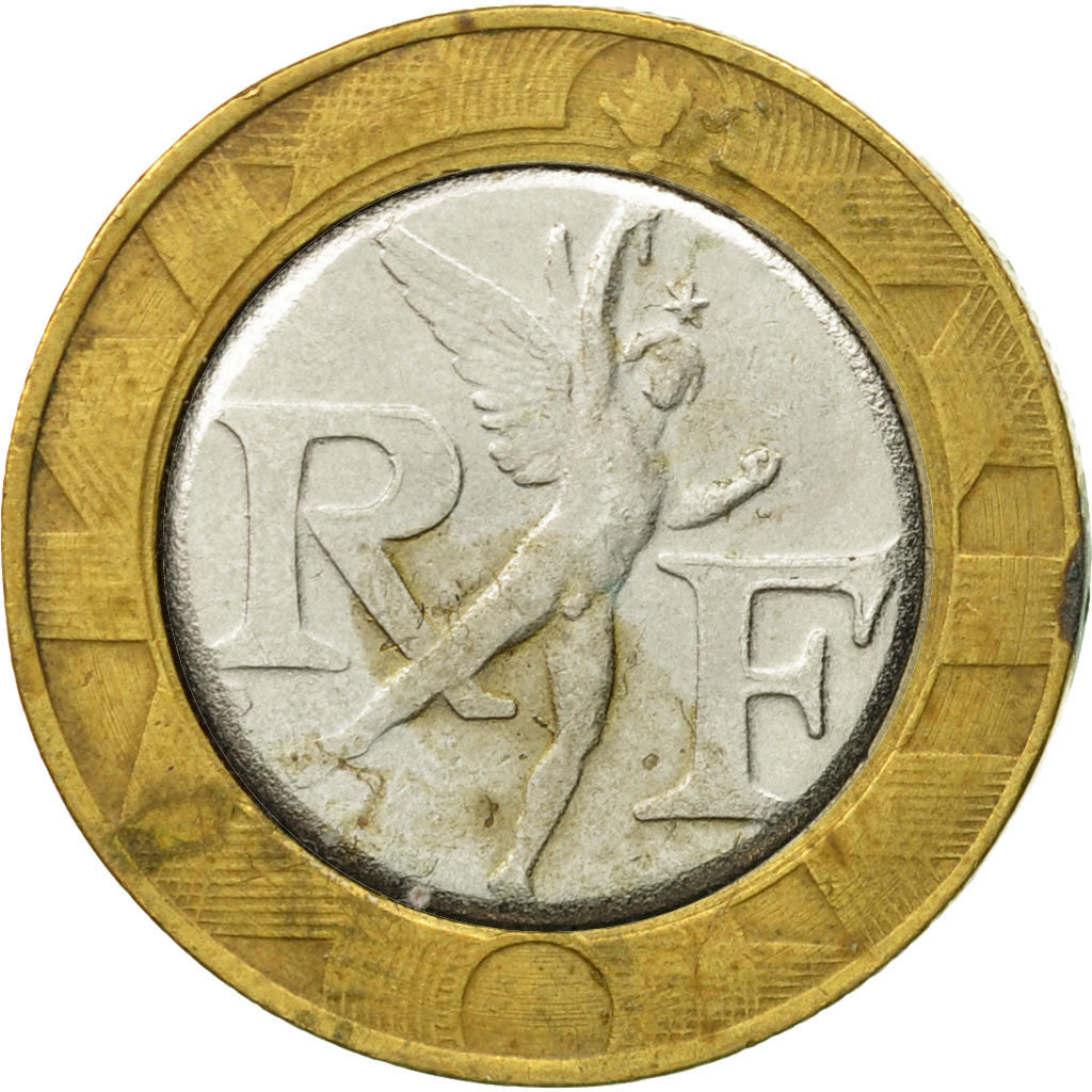 Münze, Frankreich, Génie, 10 Francs, 1988, Paris, FAUX, S, Bi-Metallic