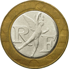 Munten, Frankrijk, Génie, 10 Francs, 1992, Paris, FAUX, FR+, Bi-Metallic