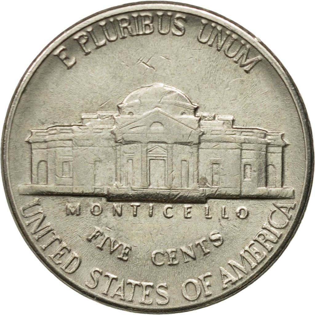 Munten, Verenigde Staten, Jefferson Nickel, 5 Cents, 1991, U.S. Mint
